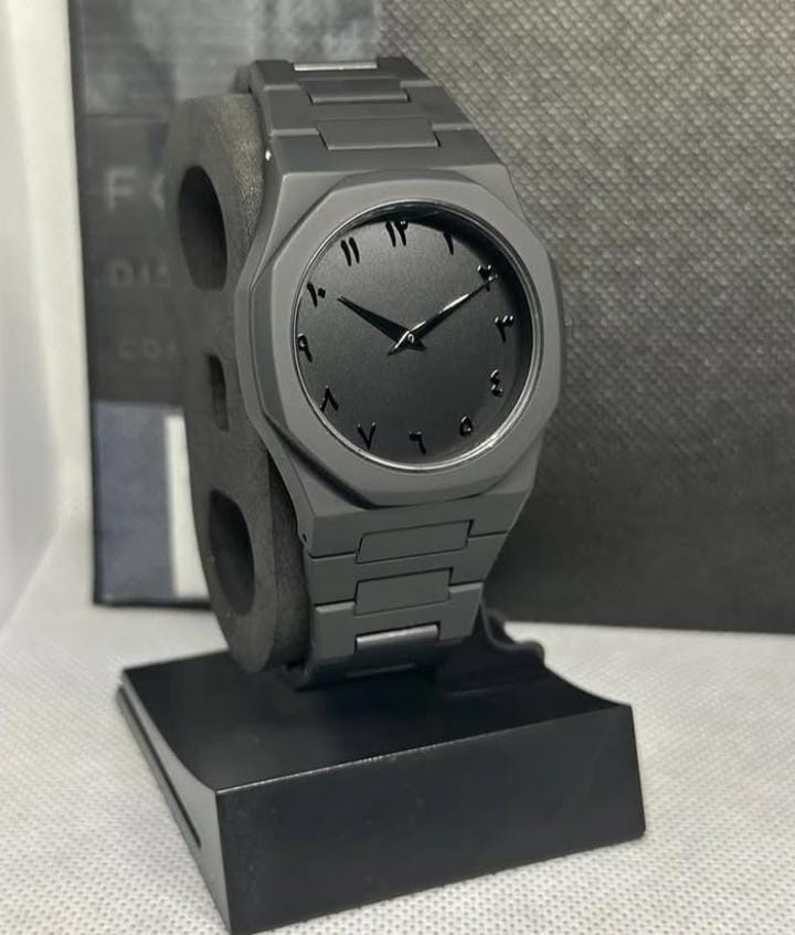 Black Arabic Watch    (Bahrain Delivery Same Day)