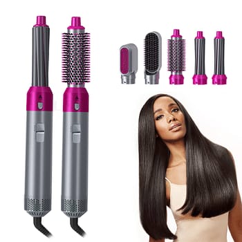 5 in 1 Hot Air Styler Hair Dryer Comb Styling