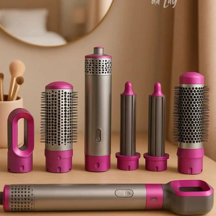 5 in 1 Hot Air Styler Hair Dryer Comb Styling