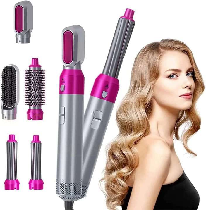 5 in 1 Hot Air Styler Hair Dryer Comb Styling