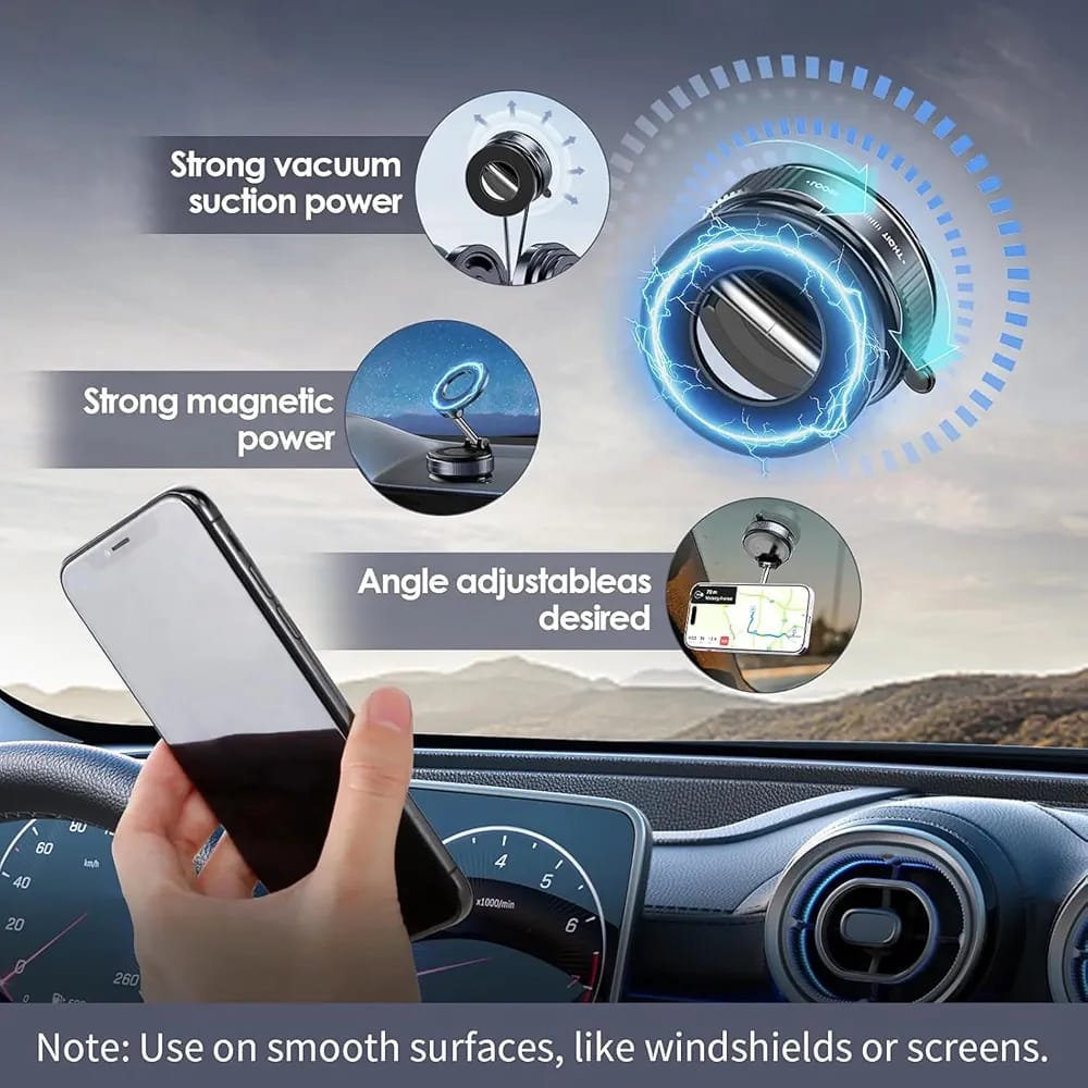 Vacuum Suction Phone Holder.