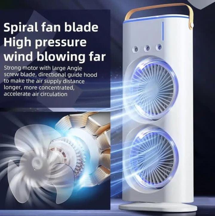 𝗖𝗛𝗔𝗥𝗚𝗘-𝗔𝗕𝗟𝗘 𝗗𝗢𝗨𝗕𝗟𝗘 𝗛𝗘𝗔𝗗 𝗙𝗔𝗡       (BAHRAIN DELIVERY SAME DAY)