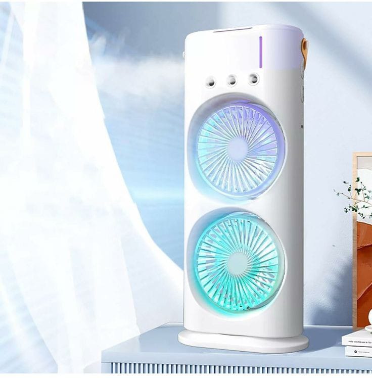 𝗖𝗛𝗔𝗥𝗚𝗘-𝗔𝗕𝗟𝗘 𝗗𝗢𝗨𝗕𝗟𝗘 𝗛𝗘𝗔𝗗 𝗙𝗔𝗡       (BAHRAIN DELIVERY SAME DAY)