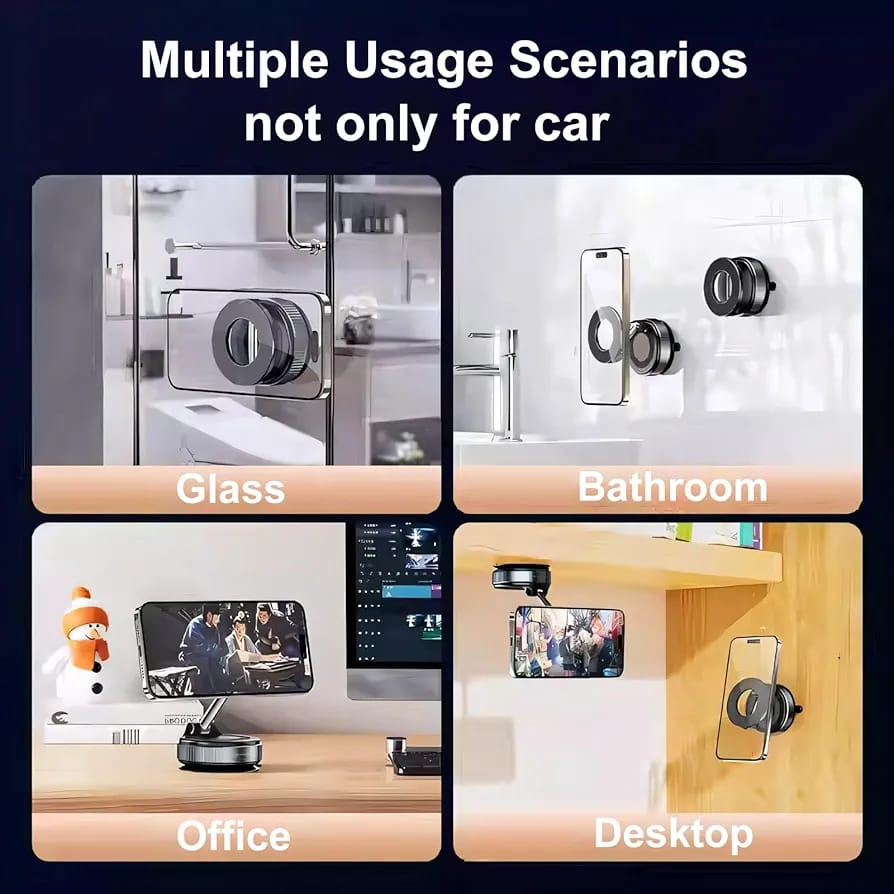 Vacuum Suction Phone Holder.